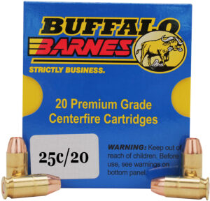 Box of Buffalo Bore .357 SIG 125 grain lead-free Barnes TAC-XP ammunition