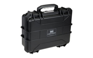 Evolution Outdoor EVODS Liberator double pistol case in black, fits two full-frame pistols, 14.9x11.8x5.4