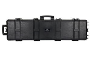 Evolution Outdoor Liberator black hard rifle case with pick-n-pluck and egg-crate foam