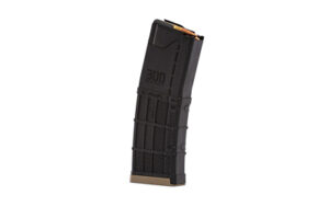 Lancer L5AWM .300 BLK 30-round opaque black magazine with flat dark earth floor plate