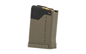 Lancer L5AWM GEN2 5-round .223/5.56 NATO polymer magazine in Flat Dark Earth for AR-15