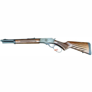Rossi R95 Trapper Bear Edition 45-70 Govt 16.5 in lever-action rifle with engraved receiver and stock