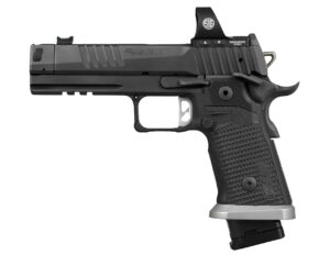 Sig Sauer P211 GTO Romeo3 Pro 9mm compensated pistol with red dot sight, black finish