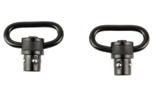 Quake Claw QD all-steel flush cup swivel 2-pack in black