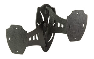 Skull Hooker Dual Shoulder Mount Black wall mount with 8-inch swinging arms