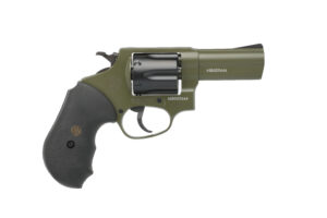 Rossi RP63 .357 Magnum 3-inch revolver in Sniper Green Cerakote with black rubber grips