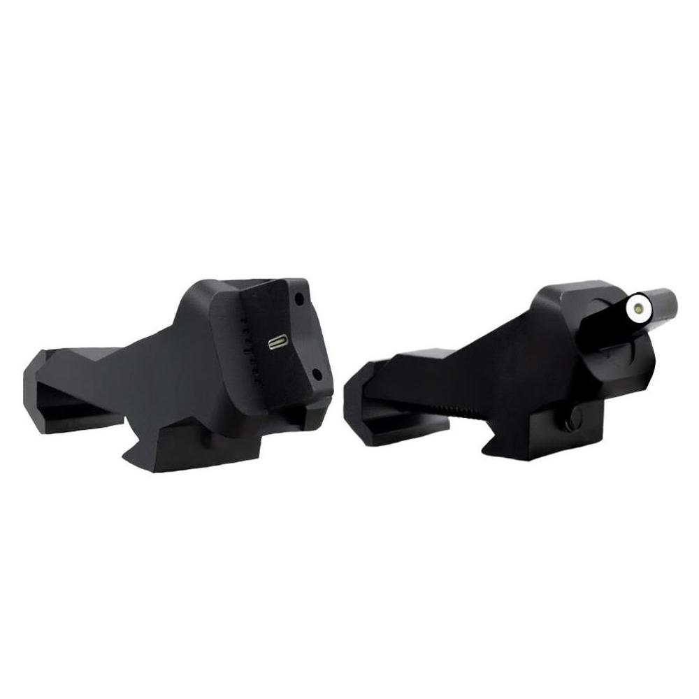 XS Sights XTI2 DXT 45 Degree Offset BUIS Big Dot Tritium Front and Rear