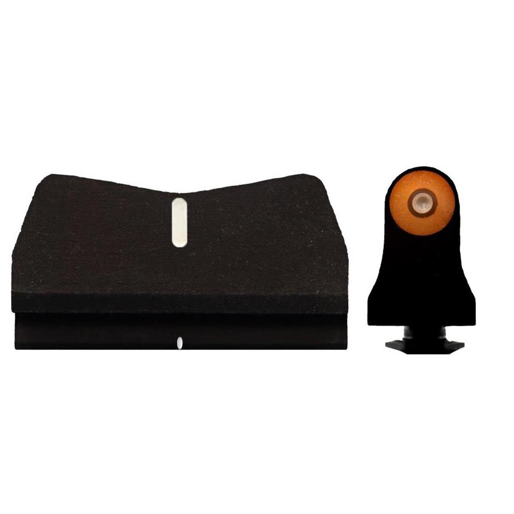 XS Sights DXW2 Big Dot front sight for Glock suppressor height in orange with 0.188" tritium dot