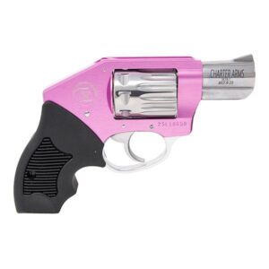 Charter Arms Pink Lady The Walker .22 WMR revolver with pink accents and compact rubber grip