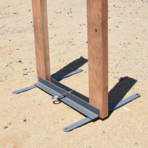 Birchwood Casey metal folding target stand 20 inch wide with collapsible legs