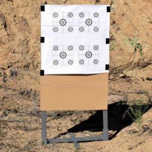 Birchwood Casey GPS gray metal 24-inch target stand with kit and supports