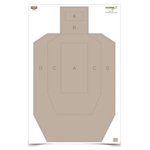 Birchwood Casey EZE-Scorer paper practice targets 23" x 35" IPSC 100 count