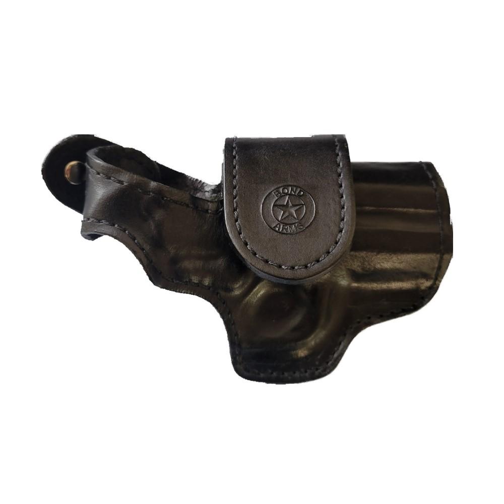 Bond Arms right-hand leather driving holster for 3.5-inch barrel in black with black stitching