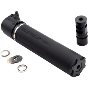 CMMG Defcan 556 suppressor, 5.56/.223, 7.8 in, black