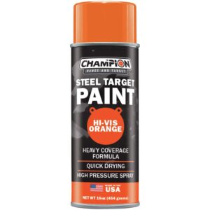 Champion AR500 Steel Spray Paint 16 oz Orange can