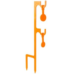 Champion Rimfire double target hanger with two orange high-visibility targets