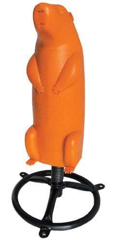 Do-All Outdoors Impact Seal 3D Prairie Dog self-healing target on spring-reset steel stand