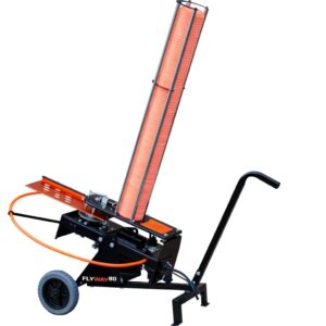 Do All FlyWay 80 automatic clay target thrower in black with wheels and wireless remote
