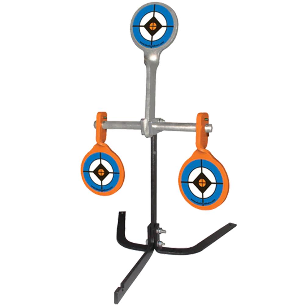 Do All Outdoors auto-reset steel target system, reactive plates for 9mm to .30-06