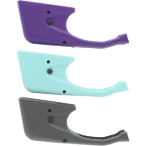 Laserlyte UTA-JR red laser sight trainer in teal, grey, and purple for SCCY CPX1 CPX2 9mm