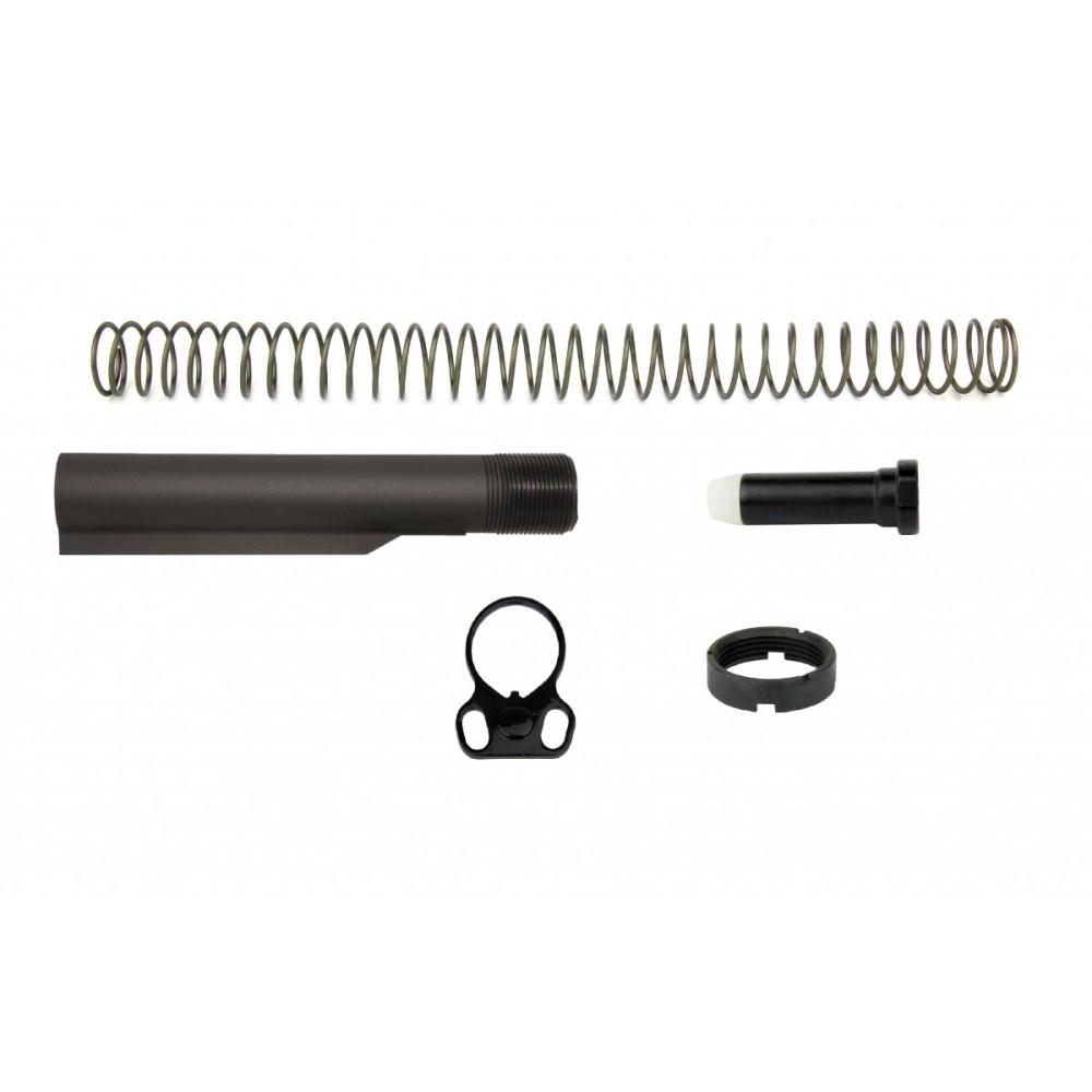 TacFire AR-10 carbine buffer tube kit with ambidextrous dual loop sling adapter