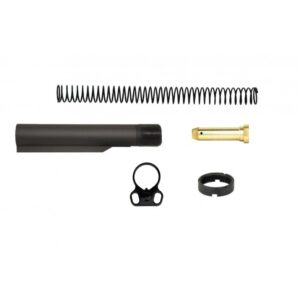 TacFire AR-15 6-position Mil-Spec buffer tube kit with dual loop sling adapter end plate