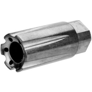 TacFire Linear Compensator .45 ACP 5/8x24 stainless steel front view