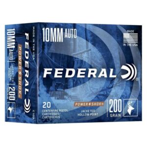 Federal Power-Shok 10mm Auto 200gr JHP 20-round box