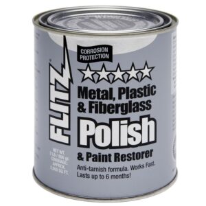 Flitz Metal Polish Paste 2 lb tin - concentrated metal polish paste