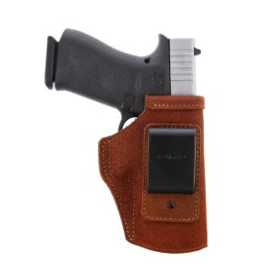 Galco Stow-N-Go IWB holster for S&W M&P Shield .45 in natural tan, right-hand