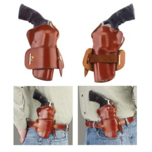Galco WheelGunner belt holster for S&W N Frame 29/629 4-inch tan ambidextrous