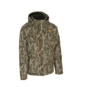 タケ Gsm Muddy TRX Waterproof Sherpa Fleece Jacket Mossy Oak Bottomland