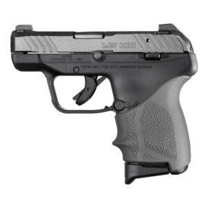 Hogue HandAll beavertail grip sleeve for Ruger LCP Max in slate grey with Cobblestone texture