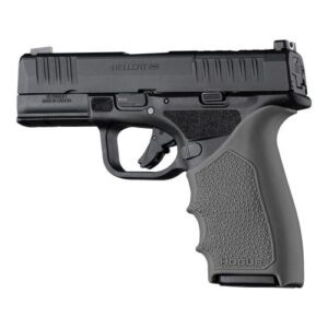 Hogue HandAll Beaver Tail Grip Sleeve for Springfield Armory Hellcat Pro in Slate Grey