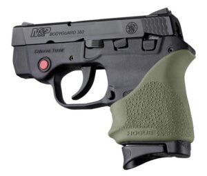 Hogue HandAll Beaver Grip Sleeve for S&W Bodyguard 380 in OD GN