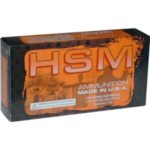 HSM .350 Rem Mag 200gr ammunition box 20 rounds
