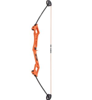 Bear Archery Valiant 34-inch youth right-handed orange bow set with arrows and accessories