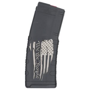 Black Rain Ordnance We The People Tattered Flag 30rd polymer AR-15 magazine 5.56x45 NATO