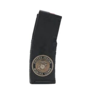 Black Rain Ordnance laser-etched USMC 30-round 5.56x45 NATO polymer magazine