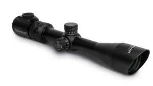 Konus Armada 4x-16x50mm rifle scope, 30mm tube, German #4 dual illuminated reticle, black
