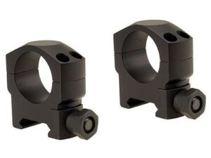 Leupold Mark 4 medium 1-inch aluminum scope rings, matte black, 2-piece