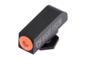 Night Fision GLK000001OGX Glock front sight with green tritium and orange Perfect Dot ring