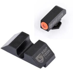 Night Fision Perfect Dot NS sights with orange front dot and U blank rear for Glock 17-39