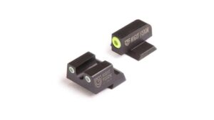 Night Fision Perfect Dot NS yellow front and black square rear sights for Springfield XD.