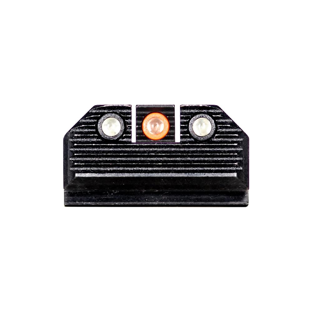 Night Fision optics-ready stealth night sight set orange front black rear for Springfield Hellcat