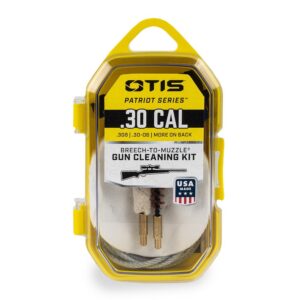 Otis Patriot Series .30 Cal Rifle Cleaning Kit in reusable hard case with cable and brushes