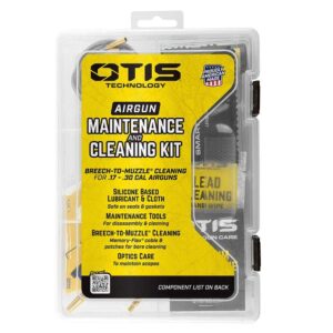 Otis Airgun Maintenance & Cleaning Kit contents arranged in tackle-box style storage case