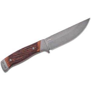 Battenfeld Old Timer Frontier fixed blade knife with 5-inch drop-point blade and Luxewood handle