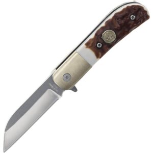 Battenfeld Uncle Henry Next Gen 6UH folding knife with 2-7/10-inch drop point blade and Staglon handle