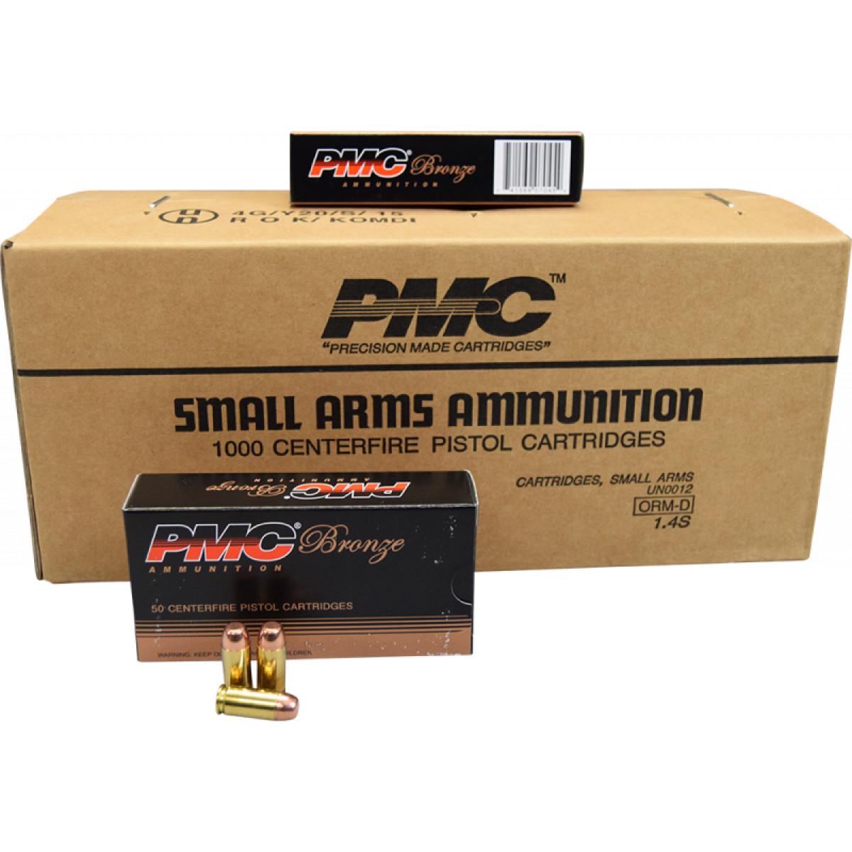 PMC Bronze .40 S&W 165 gr FMJ — 1000-Count Case - Alexander's